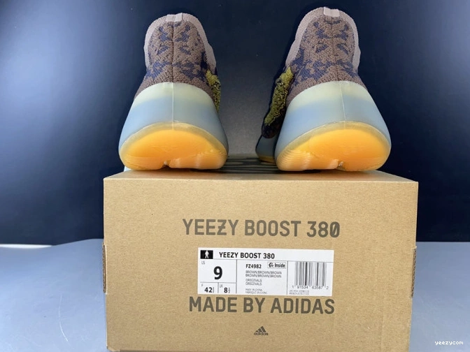 BOOST FZ4982 YEEZY NON-REFLECTIVE GOLD ADIDAS 380 'COFFEE 0804